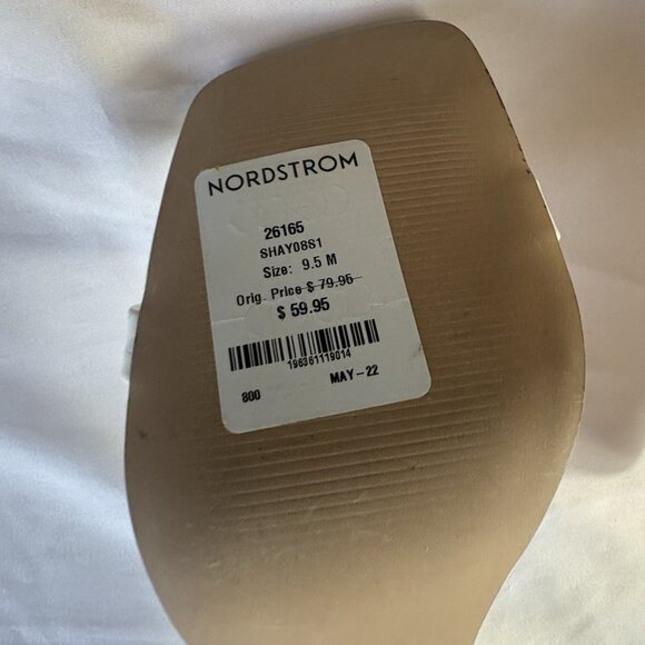 White Steve Madden Women’s Heels Leather Ties At Ankle - Picture 5 of 6